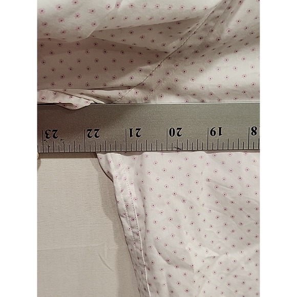 Tommy Hilfiger Shirt Mens L White Button-up, All Season Stretch Slim Fit - Picture 8 of 10